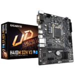 GIGABYTE H410M S2H V3 Motherboard për CPU Gen10 Intel i5/i7/i9, DDR4, 64GB Memorie