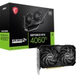 MSI NVIDIA GeForce RTX 4060 Ti 16GB, 2625 MHz GPU, DisplayPort Graphics Card