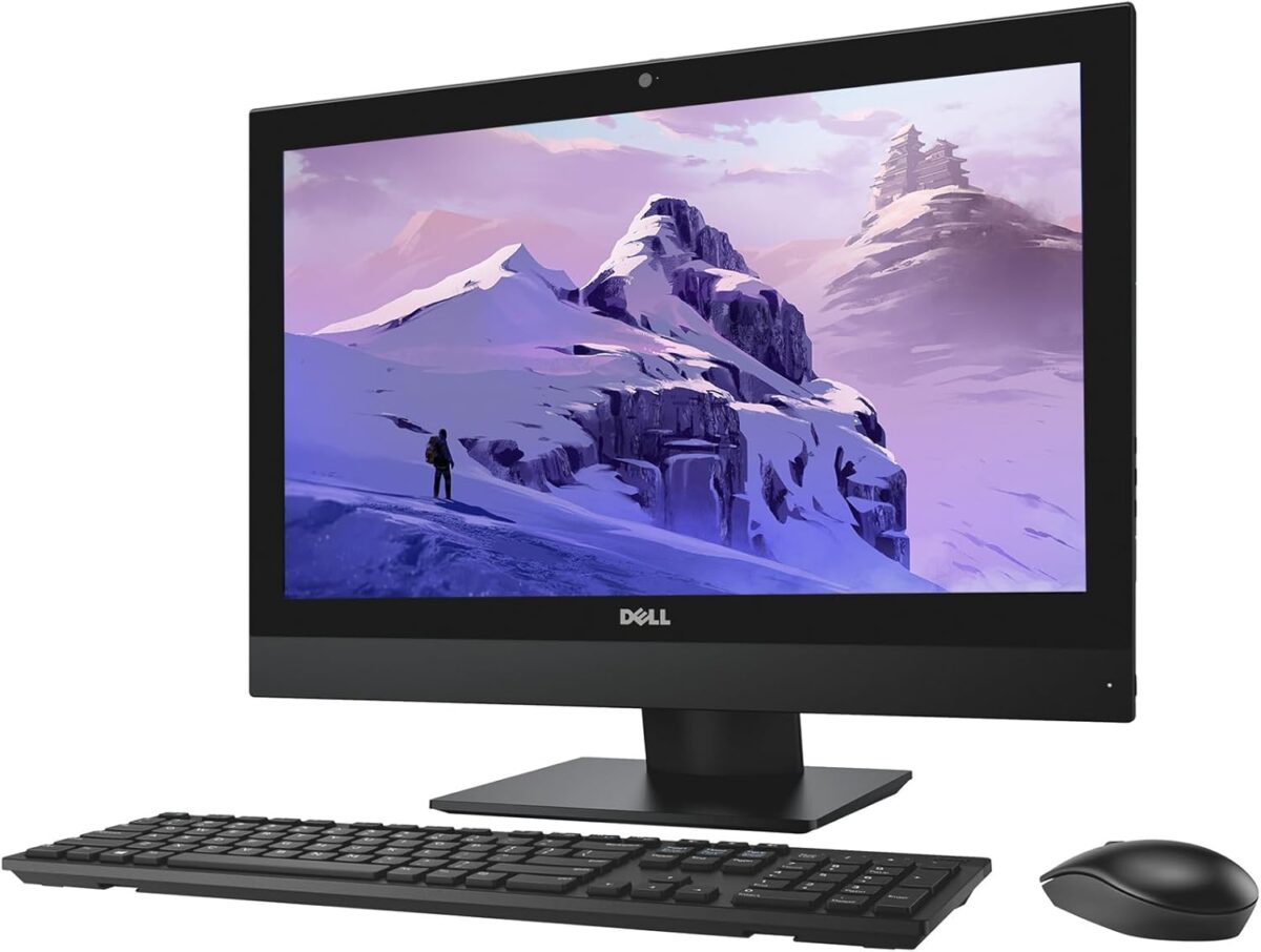 dell optiplex 5250 21.5” fhd aio, intel i5 gen6, 8gb ram ddr4, 256gb ssd, intel uhd graphics