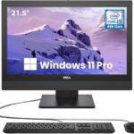 dell optiplex 5250 21.5” fhd aio, intel i5 gen6, 8gb ram ddr4, 256gb ssd, intel uhd graphics