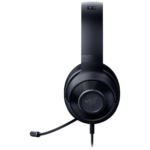 razer kraken x lite over ear gaming headset, wired 3.5mm, black, 1.3m cable