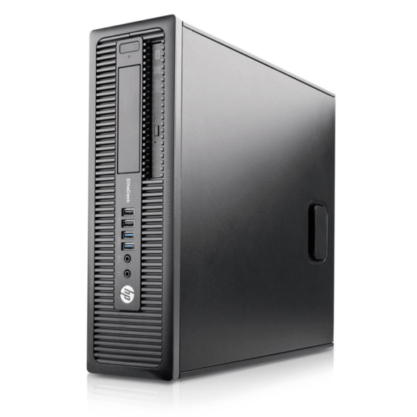 hp elitedesk 800 g1 sff business desktop, intel i5 gen4, 16gb ram, 256gb ssd, intel hd graphics
