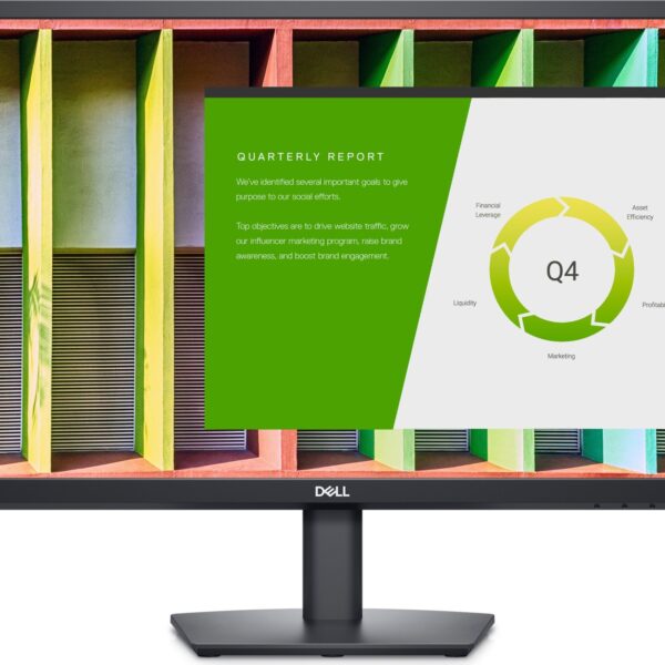 dell e2422h 24" fhd ips monitor profesional, 60hz, dp/vga