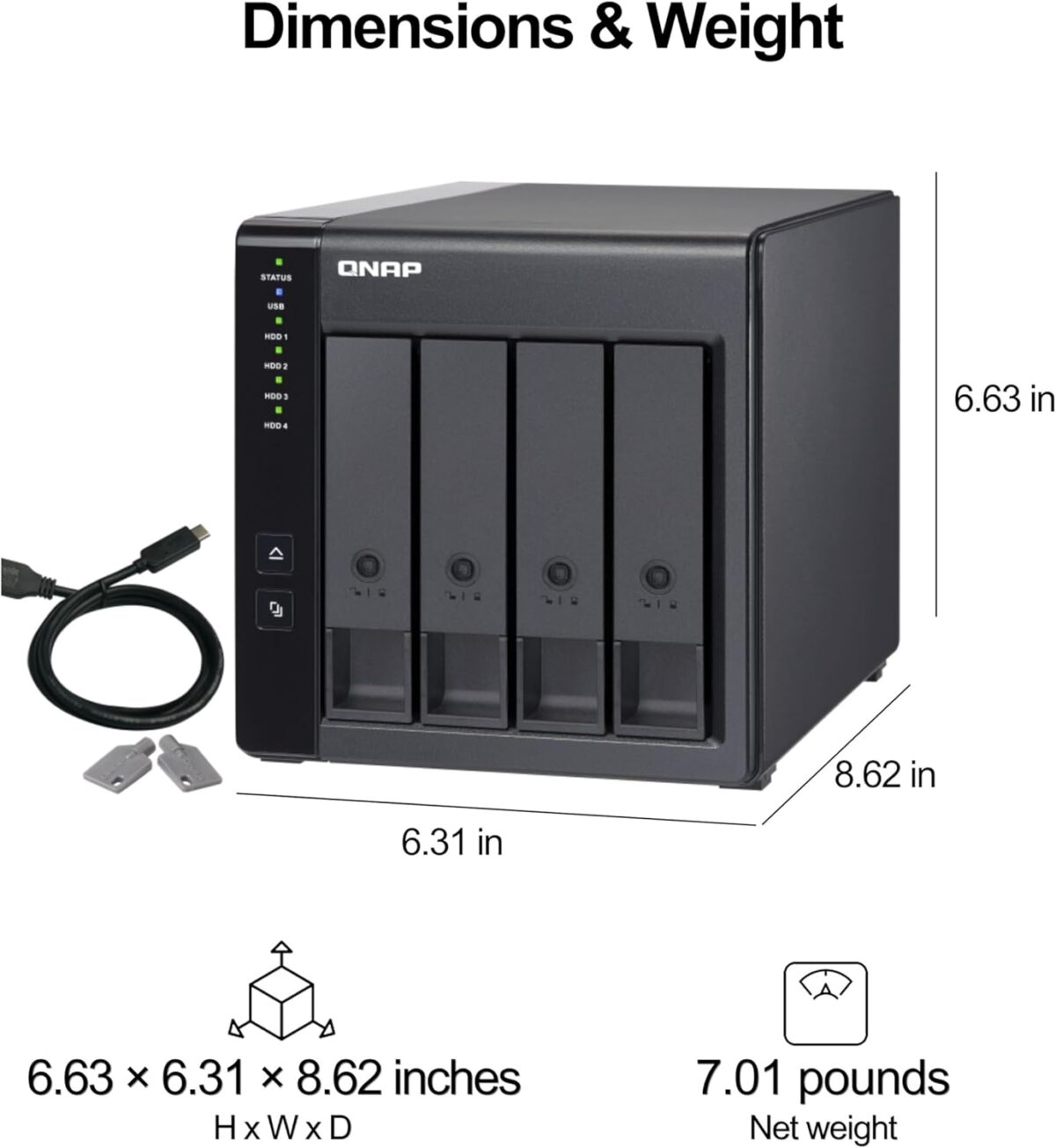 nas 4 bay qnap tr 004