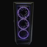 lc 805bw on "holo 1 x"midi atx case, black/white