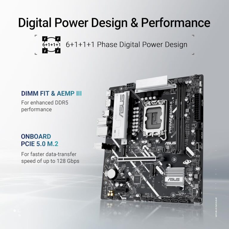 asus prime b860m k motherboard