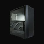 lc 805bw on "holo 1 x"midi atx case, black/white (kopje)