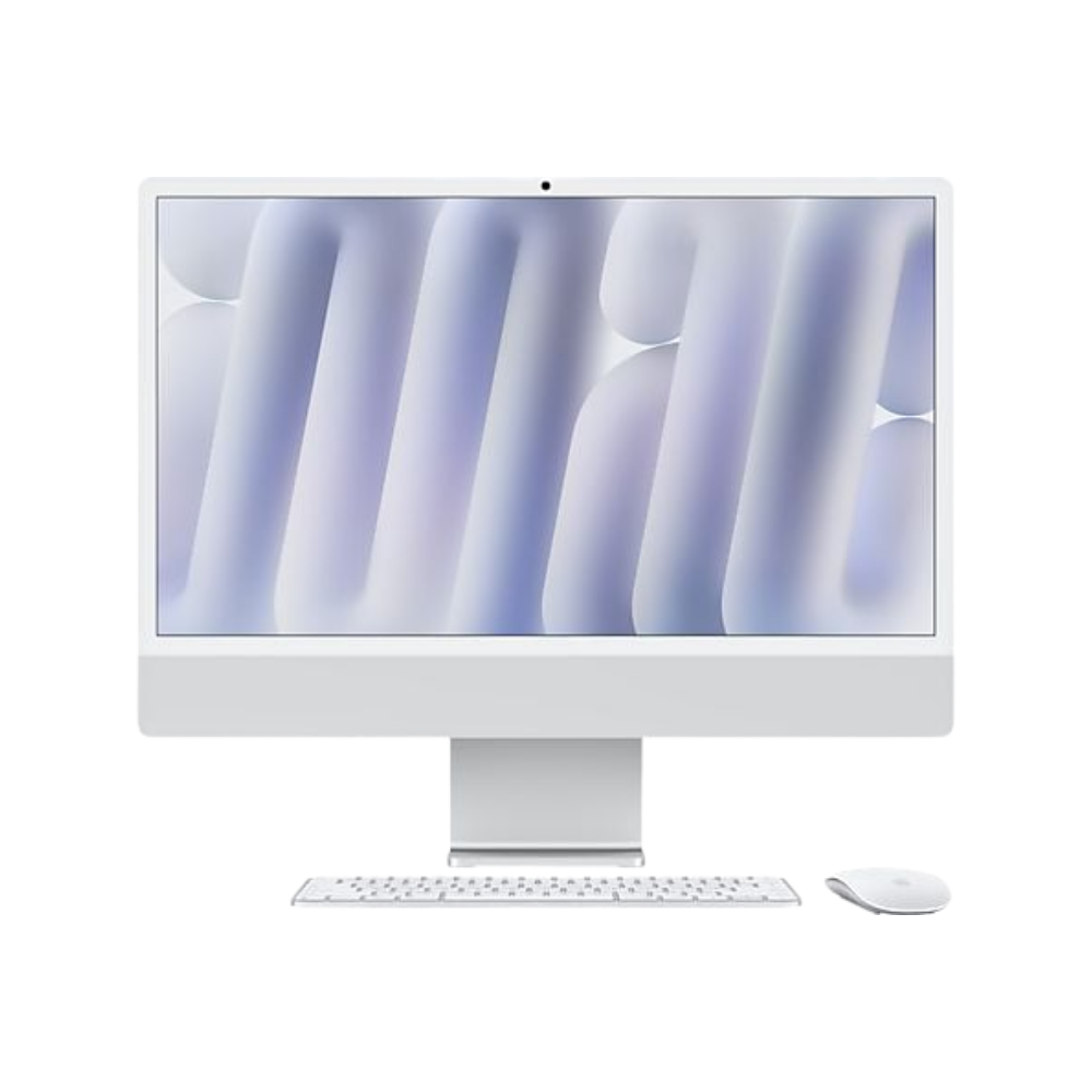 apple imac 2024 24" 4.5k retina, m4 chip, 16gb ram, 256gb ssd, 8 core gpu, newhiq gsrancin nga tabela