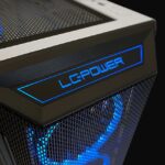 lc 805bw on "holo 1 x"midi atx case, black/white