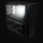 lc 805bw on "holo 1 x"midi atx case, black/white (kopje)