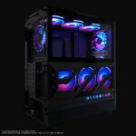 lc 805bw on "holo 1 x"midi atx case, black/white (kopje)