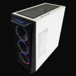 lc 805bw on "holo 1 x"midi atx case, black/white