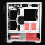 lc 805bw on "holo 1 x"midi atx case, black/white