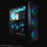 lc 805bw on "holo 1 x"midi atx case, black/white (kopje)