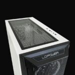 lc 805bw on "holo 1 x"midi atx case, black/white