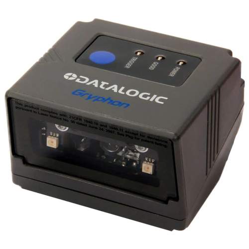 datalogic gryphon gfs4400 1d/2d barcode industrial pos scanner, vga, new