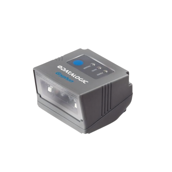 datalogic gryphon gfs4400 fixed mount 1d/2d barcode scanner, vga imager, new