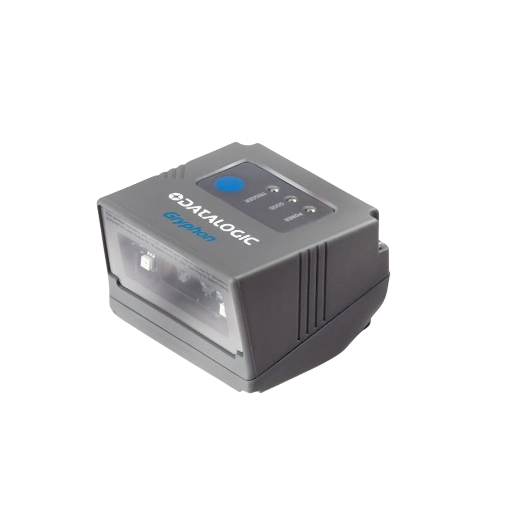 datalogic gryphon gfs4400 fixed mount 1d/2d barcode scanner, vga imager, new