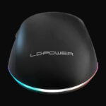 lc m900b c w gaming mouse 2.4ghz wireless, black