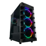 lc 709b on "solar system x"midi atx case, black
