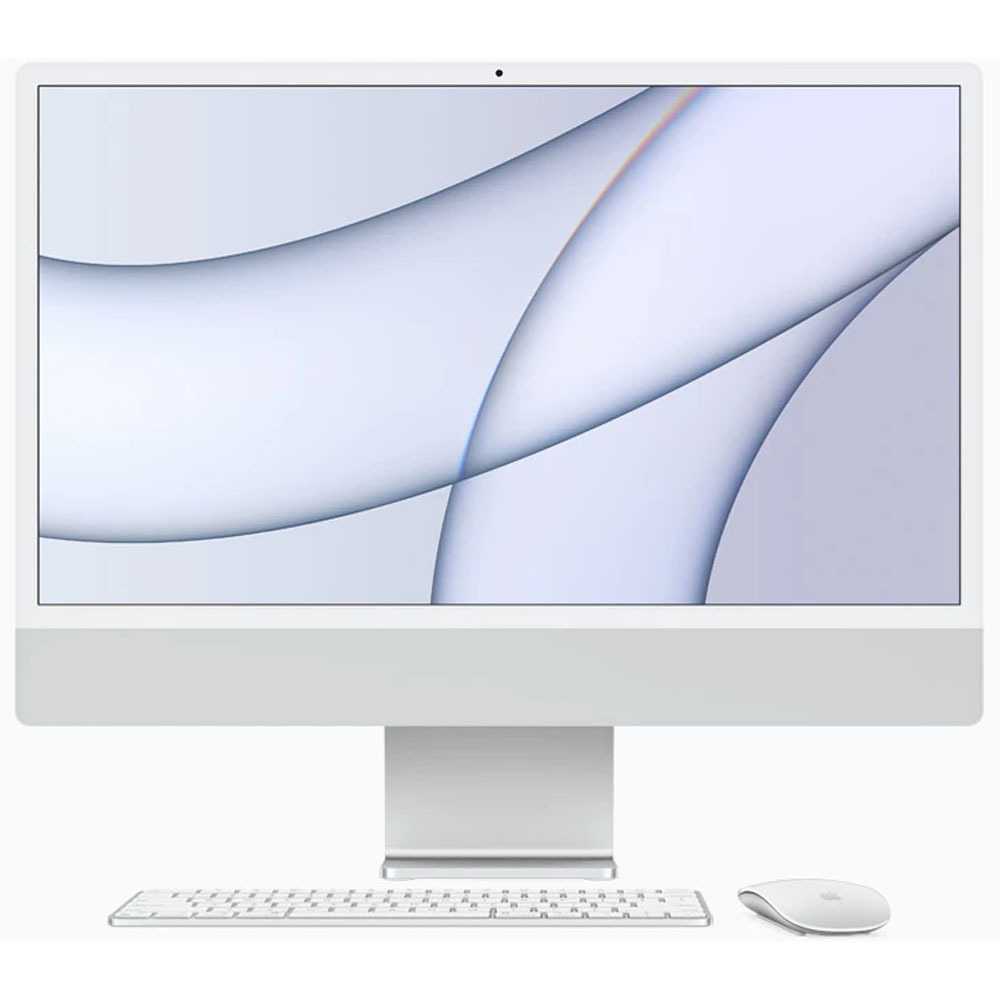 apple imac 2024 24" 4.5k retina, m4 chip, 8 core gpu, 16gb ram, 256gb ssd, new