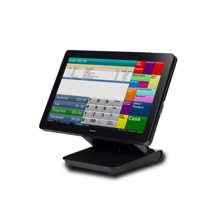 toshiba pos 6200e35 15.6" fhd touchscreen, intel i5 gen7, 8gb ddr4, 256gb ssd, new