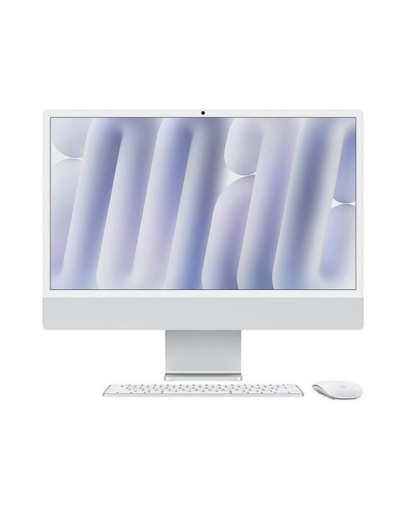 apple imac 2024 24" 4.5k retina, m4 chip, 8 core gpu, 16gb ram, 256gb ssd, new