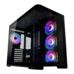 lc 8001w on "pro storm dark"midi atx case black