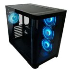 lc 8001w on "pro storm dark"midi atx case black