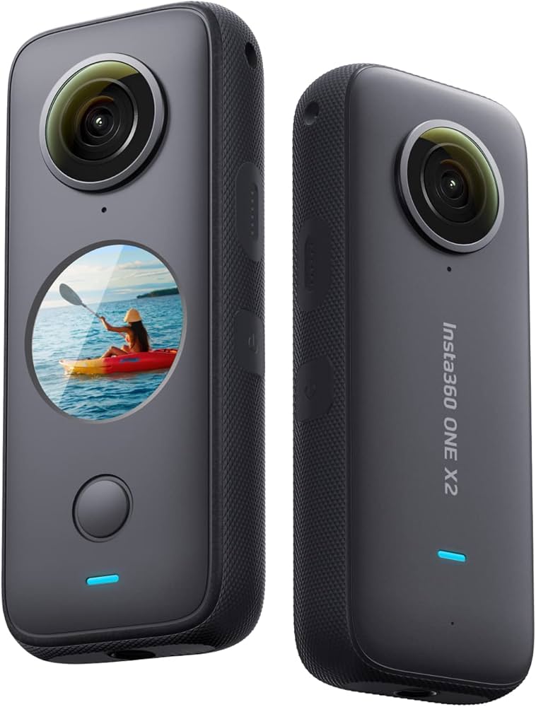 360° camera 5.7k, flowstate stabilization, 1.33" touchscreen, 4 microphones