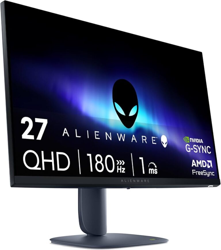 monitor gaming dell alienware aw2725dm 27″ 2k ips, 180hz, 1ms, amd free sync