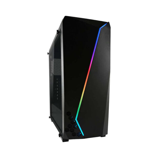 lc 700b on "hexagon"midi atx case black