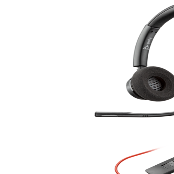hp poly blackwire 3320 kufje profesionale, usb c/usb a, new