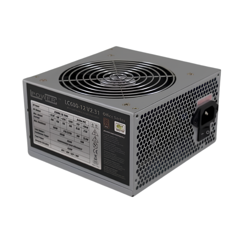 lc600h 12 v2.31 universal psu 600w peak atx, desktop & gaming power supply