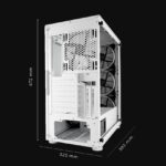 lc 803w on "lucid x"midi atx case white