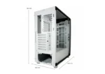 lc 713w on "bright sail x"midi atx case white