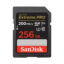sandisk extreme pro 256gb sdxc uhs i memory card