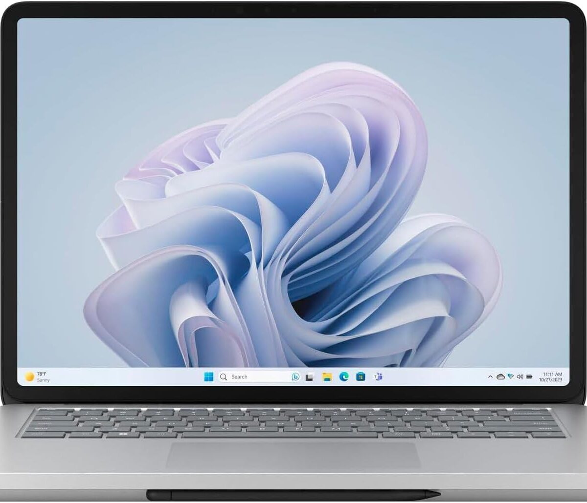 microsoft surface laptop studio 14.4″ 2k touchscreen business laptop, intel i7 gen11, 32gb ddr4, 1tb ssd nvme, nvidia rtx 3050ti/4gb