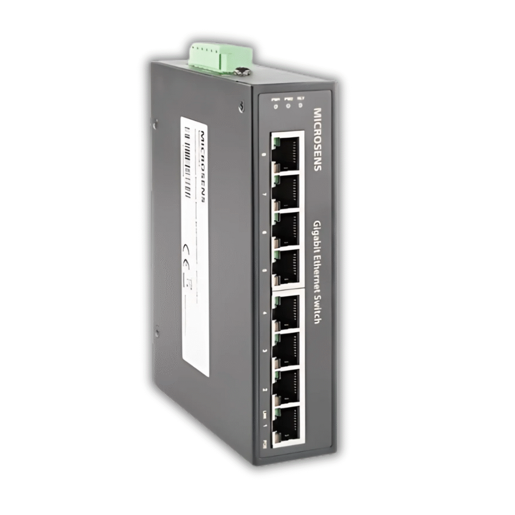 microsens 8 port gigabit ethernet switch