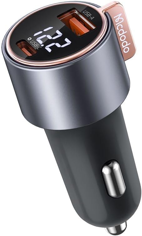mcdodo 75w usb a usb c pd car charger