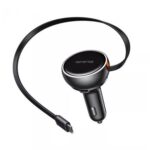 mcdodo freego 80w car carger with built in retractable cable