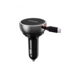 mcdodo freego 80w car carger with built in retractable cable