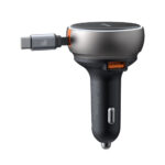 mcdodo freego 80w car carger with built in retractable cable