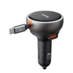 mcdodo freego 80w car carger with built in retractable cable