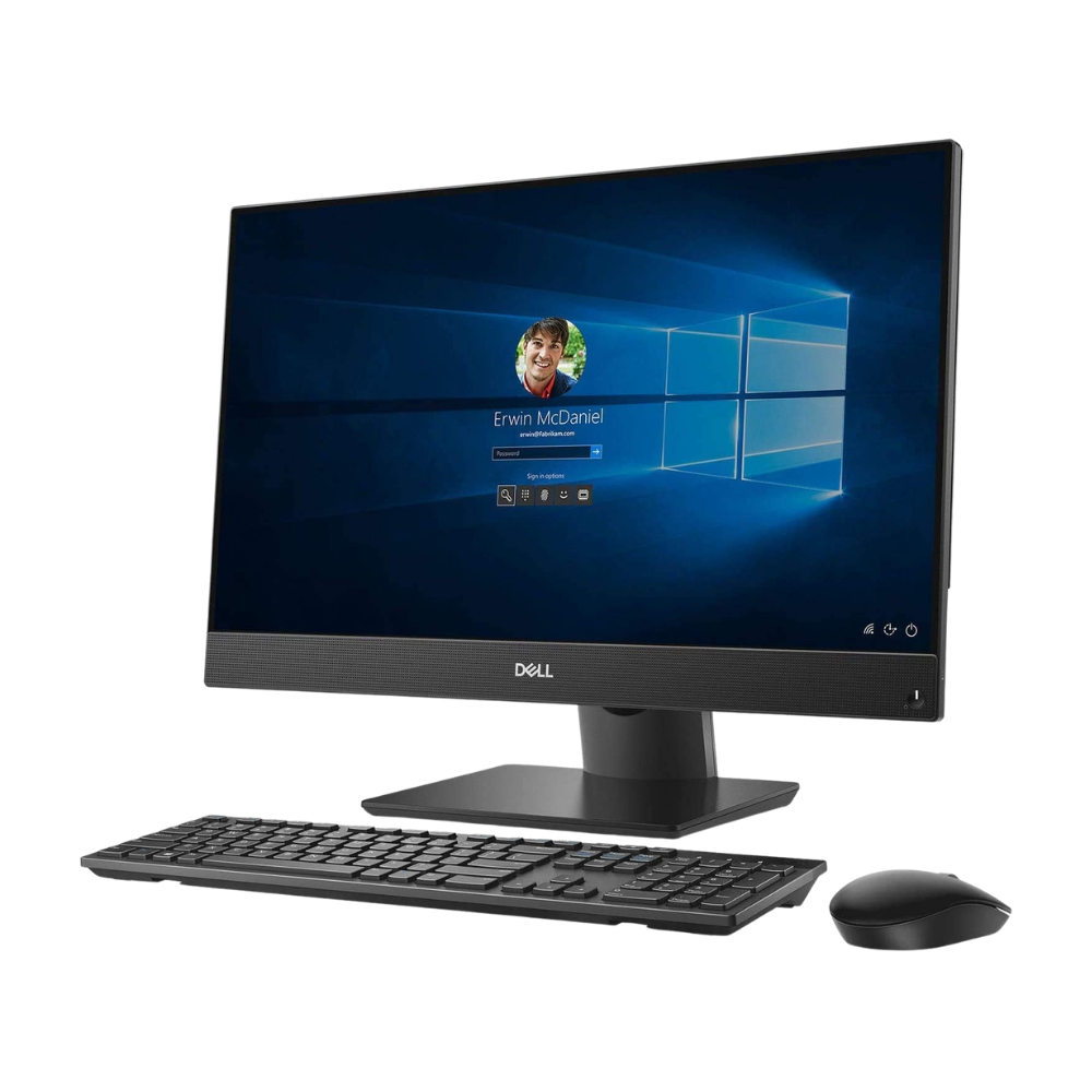 dell optiplex 7470 aio, 24" fhd professional workstation, intel i5 gen9, 16gb ddr4, 256gb ssd, intel uhd graphics