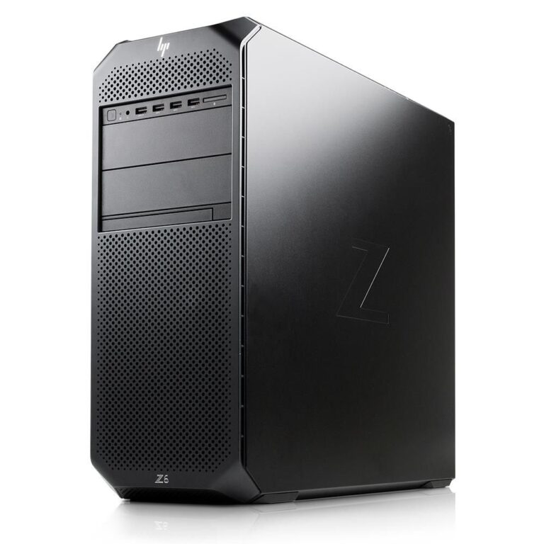 hp z6 g4 workstation desktop, dual intel xeon gold 5122, 64gb ram ddr4, 512gb ssd nvme, nvidia quadro p2000 5gb