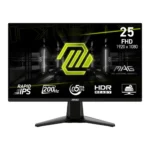 monitor gaming msi mag 255xf 25" fhd, rapid ips & hdr ready, 300hz, 0.5 ms, ai vision