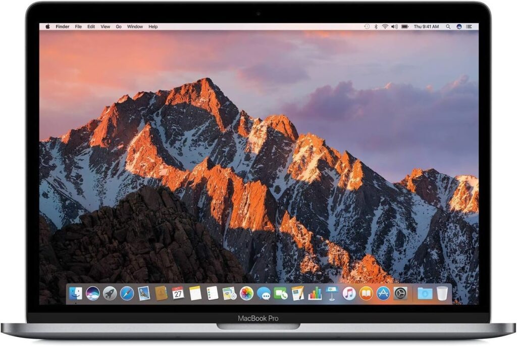 apple macbook pro 2017 13.3” retina, intel i5 gen7, 16gb ram, 512gb ssd