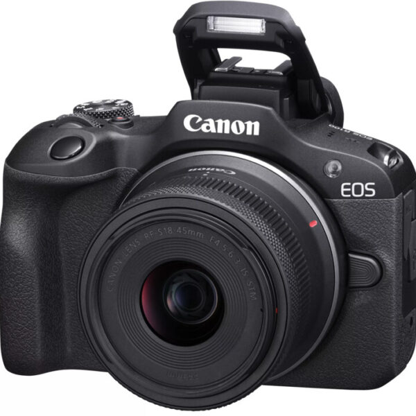 aparat profesional canon eos r100 rf s 18 45mm