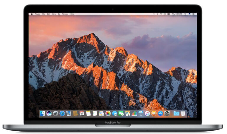 apple macbook pro 2017 13.3” retina, intel i5 gen7, 16gb ram, 512gb ssd